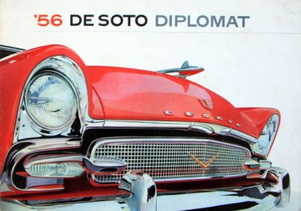 DeSoto Diplomat Modelprogram 1956 Carbrochure (6894)